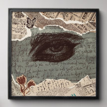 Arte de Parede de Esboço de Olho Vintage | Estétic