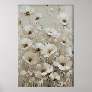 Arte de Parede de Impressão de Flores Silvestres A