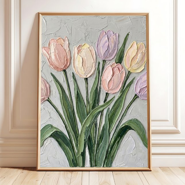 Arte de Parede de Impressão em Tela de Tulipa Mode (Criador carregado)
