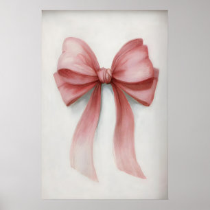 Arte de Parede de Laço, Impressões de Laço Rosa, Q