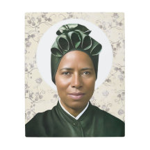 Arte de Parede de Metal Sagrada Josefina Bakhita