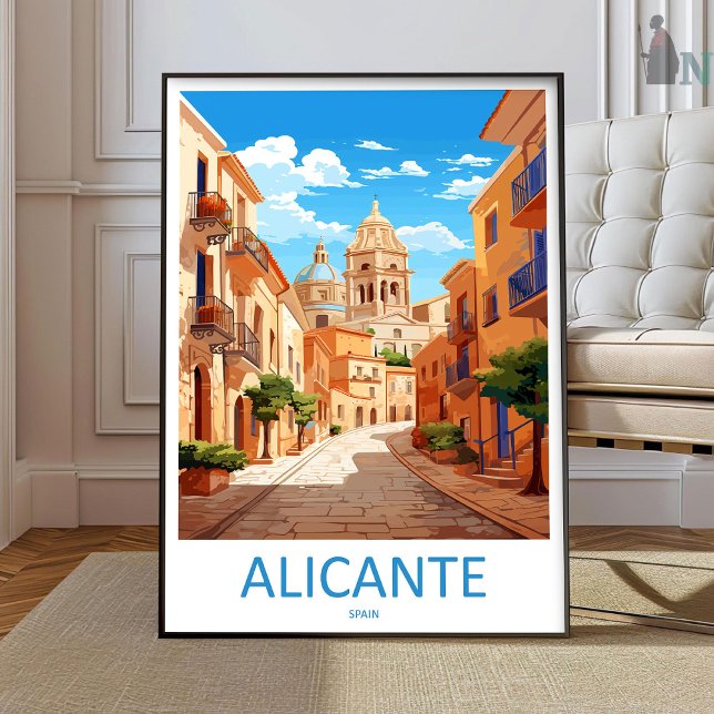 Arte de Parede de Viagem de Alicante Impressão de  (Criador carregado)