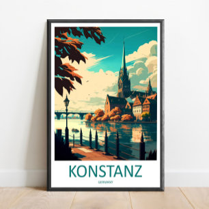 Arte de Parede de Viagem de Constança Impressão de