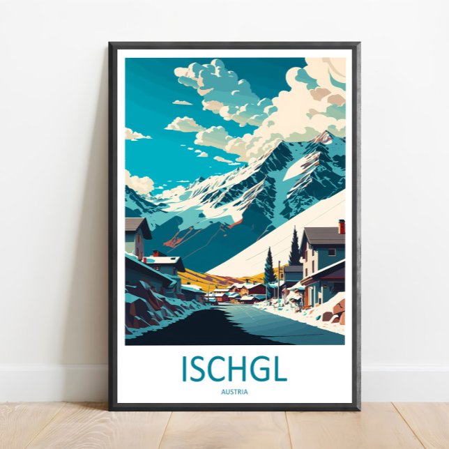 Arte de Parede de Viagem Ischgl Impressão Ischgl D (Criador carregado)
