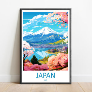 Arte de Parede de Viagem Japão Decoração de Parede