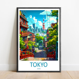 Arte de Parede de Viagem Japão Decoração de Parede