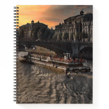 Arte de Parede do Rio de Paris Paisagem Urbana Cen