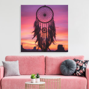 Arte de Parede Dreamcatcher Pôr do Sol – Decoração