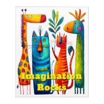 Arte de Parede em Acrílico Safari Pals Abstrato pa