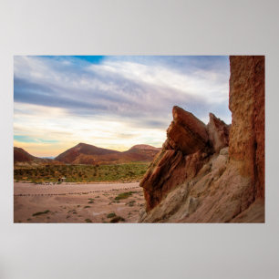 Arte de Parede em Rocha do Deserto Impressão de
