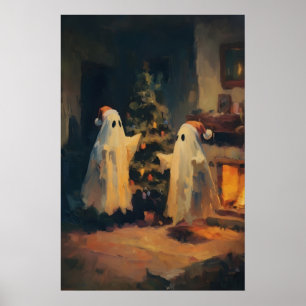 Arte de Parede Fantasma de Natal Impressão de Féri