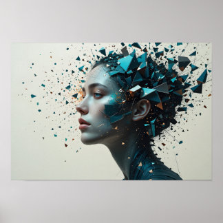 Arte de parede Fragmentada de Poster de Identidade