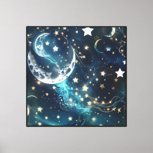 Arte de Parede – Impressão em Tela da Lua Celestia