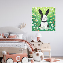 Arte De Parede Metálica Preta E Branca