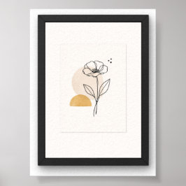 arte de parede minimalista pôster