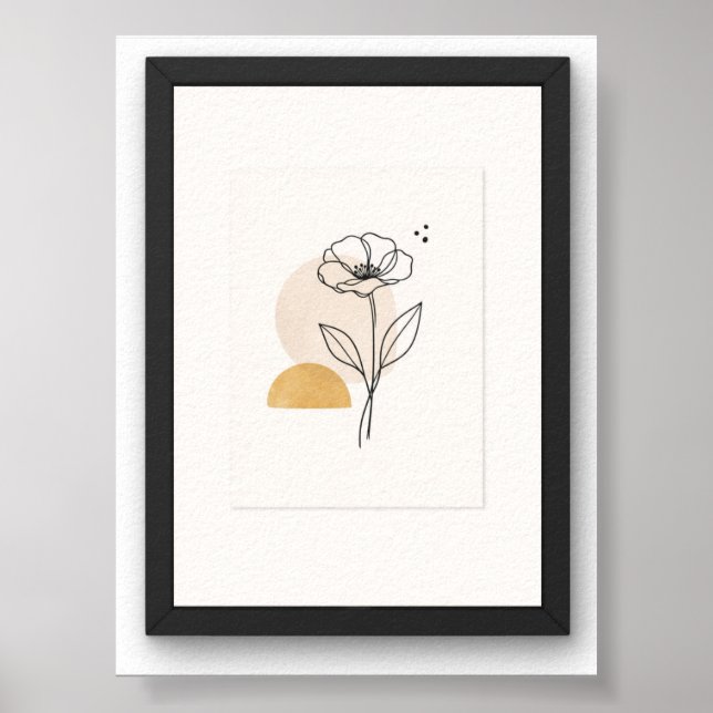 arte de parede minimalista pôster (Frente)