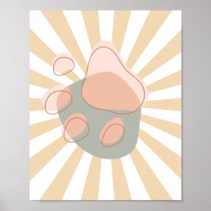 Arte de Parede Moderna Poster Retro Fofo impress