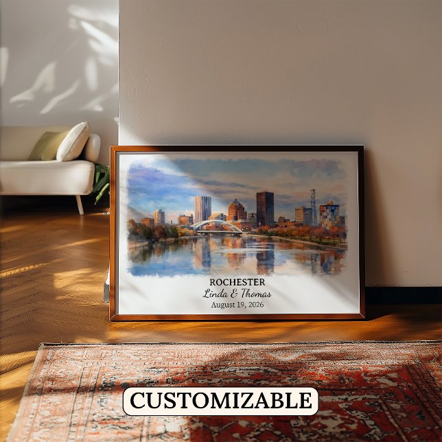 Arte de parede personalizada de Rochester, Poster  (Criador carregado)