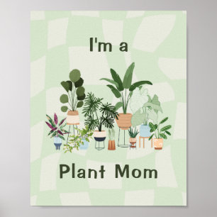 Arte de Parede Poster Limpo e Fofo Retro mãe da