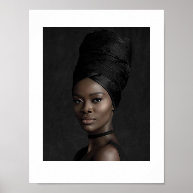 Arte de Parede Poster - Retrato de Beleza (Frente)
