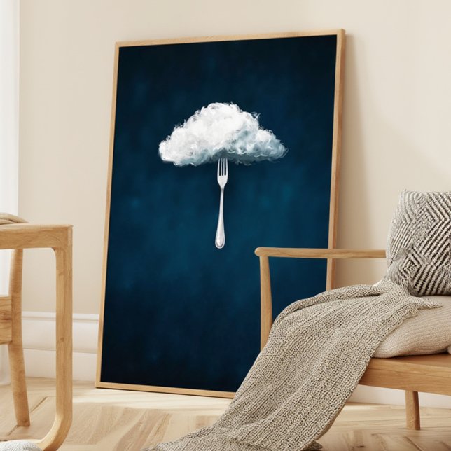 Arte de Parede – Poster Única de Nuvem e Abstrato (Criador carregado)