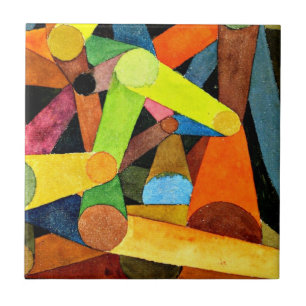 Arte de Paul Klee - Coloração d'água da Montanh