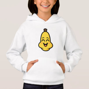 Arte de Personagem Kawaii de Banana Banini Fofa