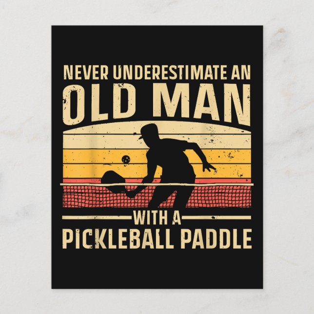 Arte De Pickleball legal Para Homens Mulheres Pick (Frente)