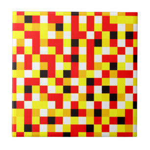 Arte de Pixel Verificada Aleatoriamente - Vermelho