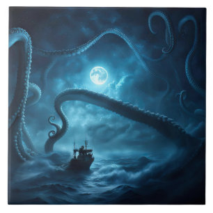 Arte de polvo gigante de barcos de pesca náuticos