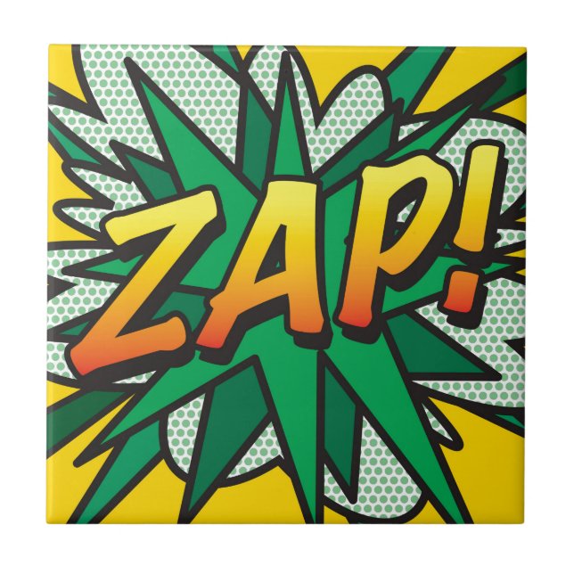 Arte de Pop de Livro de Comic Retro ZAP Fun (Frente)