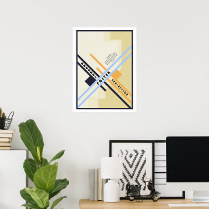 Arte de pôster Bauhaus vintage clássico