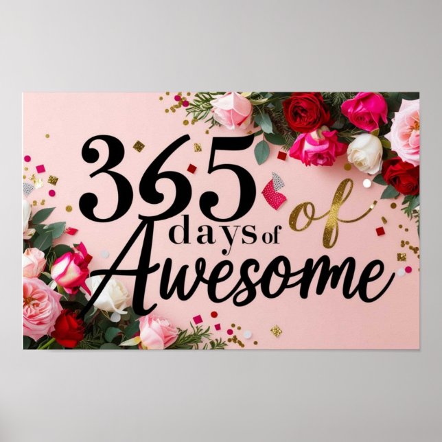 Arte de poster cor-de-rosa de contagem regressiva  (Frente)