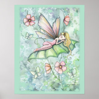 Arte de Poster da Feérica Flor Sonolenta e Caprich