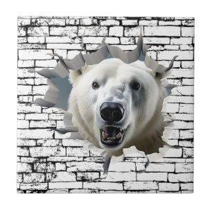 Arte de Quebra de Parede Polar 3D - Safari Realist