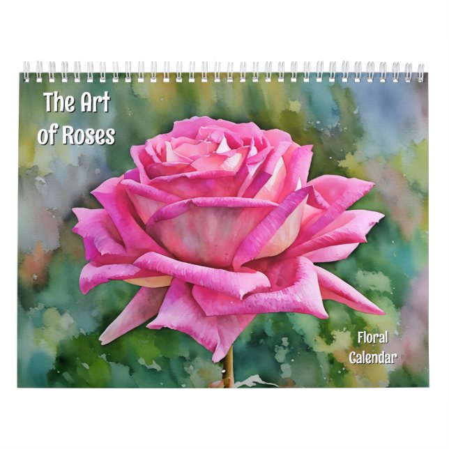 Arte de Rosas Calendário de Arte Floral (Capa)