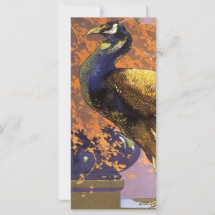 Arte de rótulo de caixa de frutas vintage El Pavo 