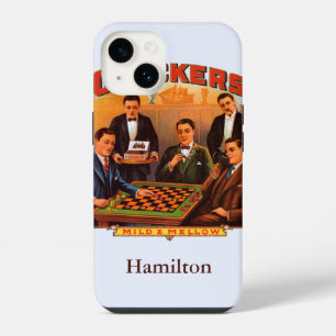 Arte de rótulo de charuto vintage, Checkers Mild a