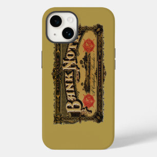 Arte de rótulo de charuto vintage, nota bancária f