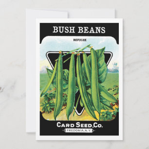 Arte de rótulo de pacote de sementes vintage, vege