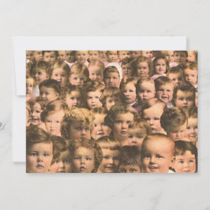 Arte de rótulo de produto antigo, comida de bebê E