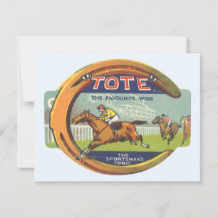 Arte de rótulo de produto antigo, Tote Sportsman's