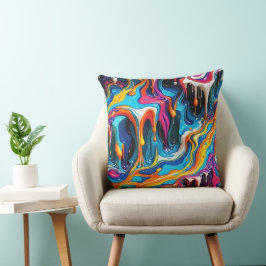 Arte de superfície abstrata 1217 - Almofada