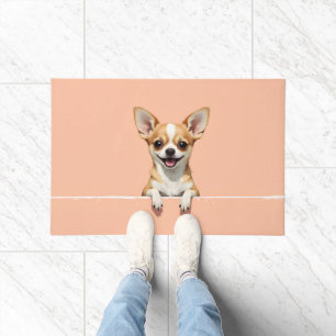 Arte de Tapete de Entrada com Cachorro Chihuahua
