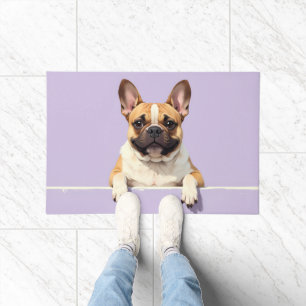 Arte de Tapete de Porta de Bulldog Francês