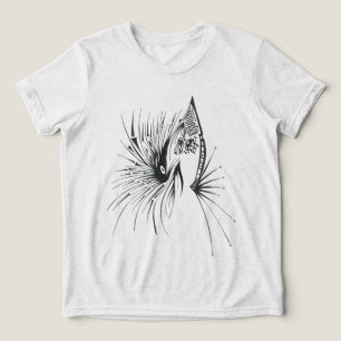 Arte de Tatuagem Tribal Abstrato Preto e Branco Ga