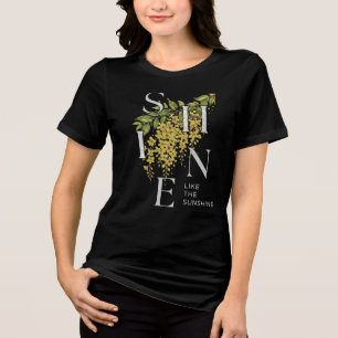 Arte de Tipografia Floral Sunshine por PixelPeak