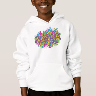 Arte de Tipografia Psicodélica Colorida SMILE