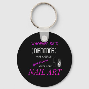 Arte De Unha É O Meu Melhor Amigo Chaveiro