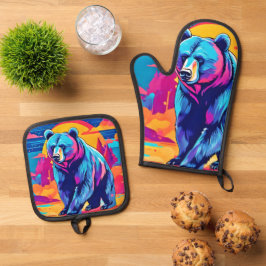 Arte de Urso Vibrante